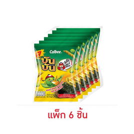 บันบัน X เถ้าแก่น้อย ขนมถั่วลันเตาอบกรอบ รสสาหร่ายเผ็ด 50 กรัม (แพ็ก 6 ชิ้น) - บันบัน, ขนมขบเคี้ยว