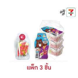 จอลลี่แบร์ เยลลี่กลิ่นมะม่วงxลูกก๊อผงบ๊วย 100 กรัม (แพ็ก 3 ชิ้น) - จอลลี่แบร์, จอลลี่แบร์