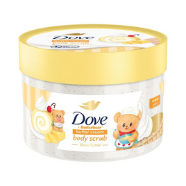 โดฟ x บัตเตอร์แบร์ บัตเตอร์ ครีม บอดี้ สครับ 298 กรัม - Dove, สครัปผิวกาย