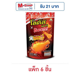 โลตัส x เบนโตะ ขนมน่องไก่ รสหมึกทรงเครื่อง 80 กรัม (แพ็ก 6 ชิ้น) - โลตัส, สายกิน คู่ครัว