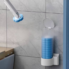 homely & clean แปรงขัดห้องน้ำแบบรีฟิลใช้แล้วทิ้ง แถมฟรีหัวแปรงคละกลิ่น - homely & clean, แปรงทำความสะอาด