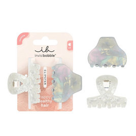 invisibobble กิ๊บหนีบผม CLIPSTAR M Pearly Frost 2pcs - invisibobble, เครื่องประดับผู้หญิง