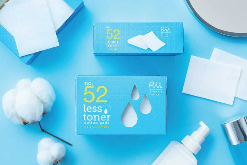 Rii 52 สำลีแผ่น รุ่นเลส โทนเนอร์ มินิ 60 แผ่น/กล่อง