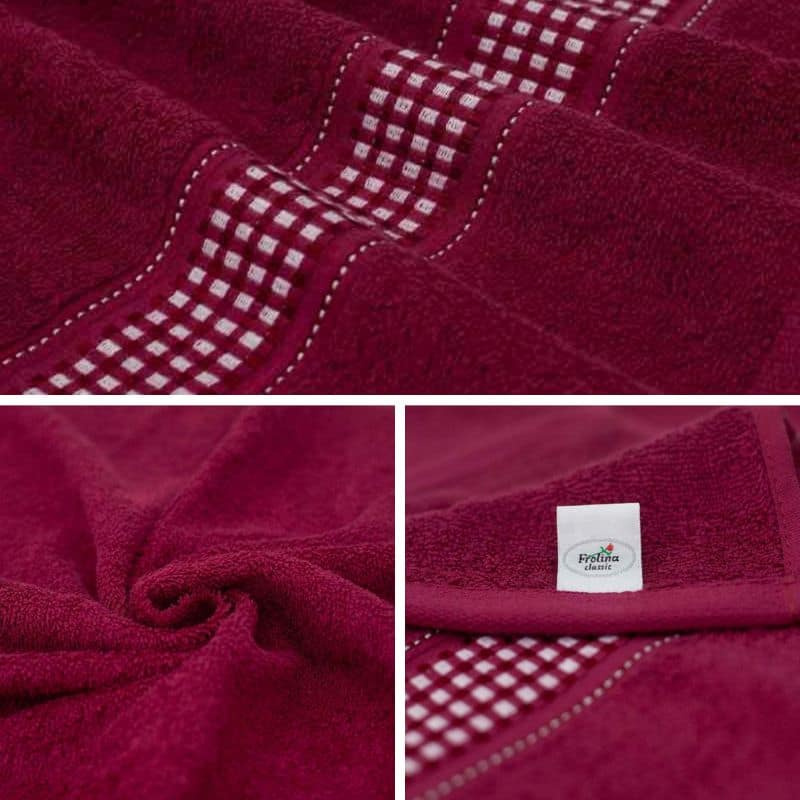 Frolina ผ้าขนหนูเช็ดตัว ขนาด 30x60 นิ้ว รุ่น Tartan