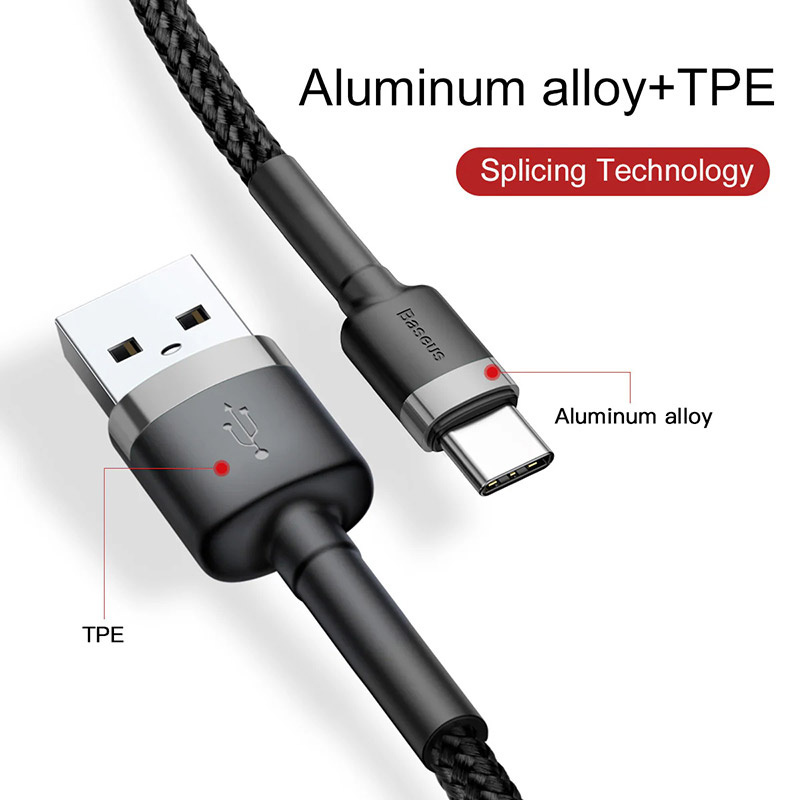 Baseus สายชาร์จ Type-C รุ่น Cafule TC