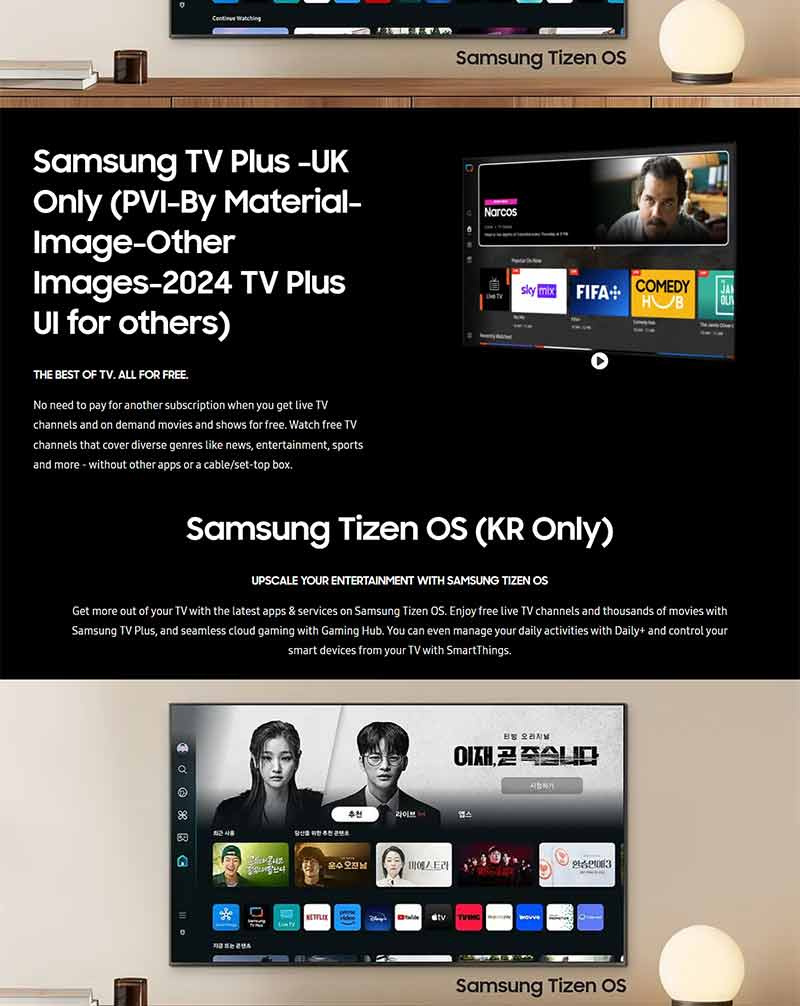 Samsung Smart TV ขนาด 43 นิ้ว 4K Crystal UHD LED รุ่น UA43DU7700KXXT ปี 2024