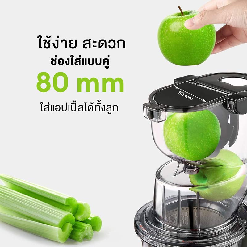 Gokusen เครื่องสกัดน้ำผักผลไม้แยกกาก 3 in 1 รุ่น Ultimate Chef GS800