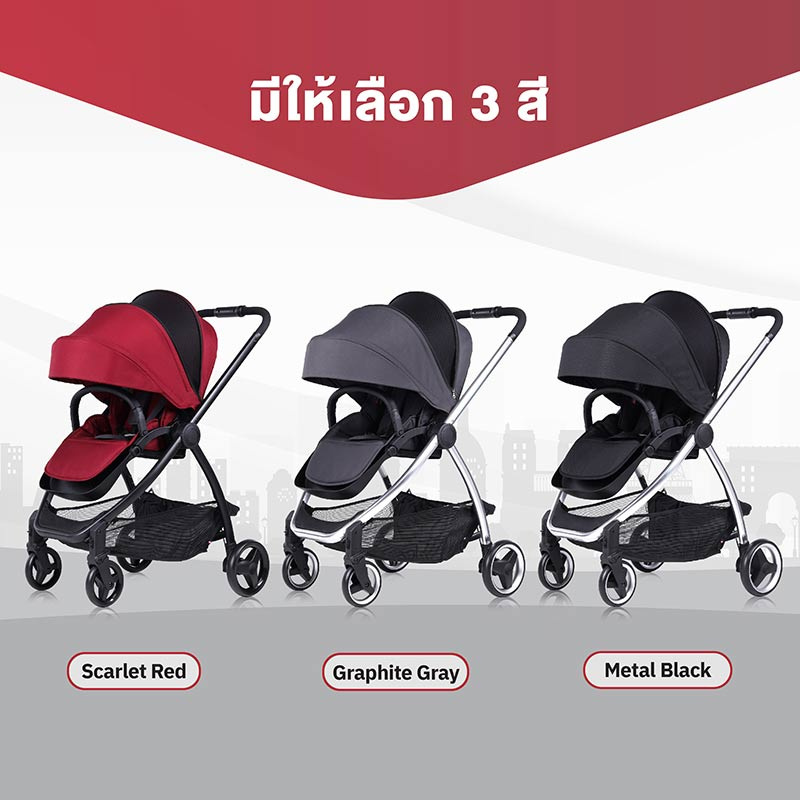 IMP BABY รุ่น 2 WAY (H 908) รถเข็นเด็ก (หันได้ 2 ทิศทาง)