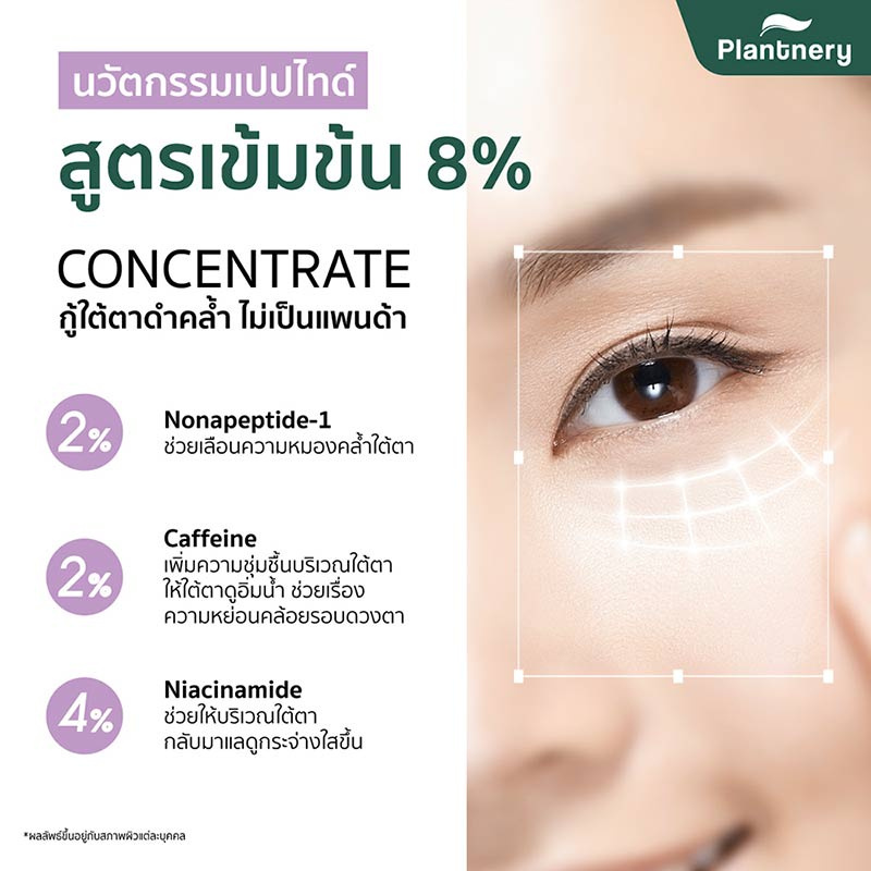 Plantnery ครีมบำรุงใต้ตา Lily Peptide Extra Bright Eye Cream 15 กรัม