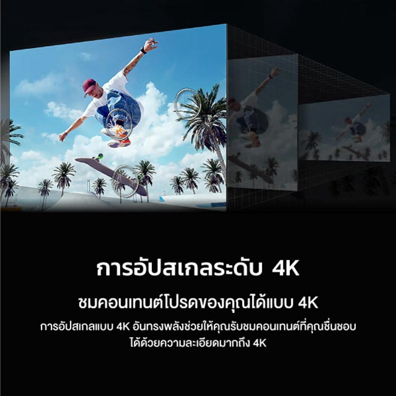 SAMSUNG สมาร์ททีวี ขนาด 55 นิ้ว 4K Crystal UHD LED รุ่น UA55DU8100KXXT