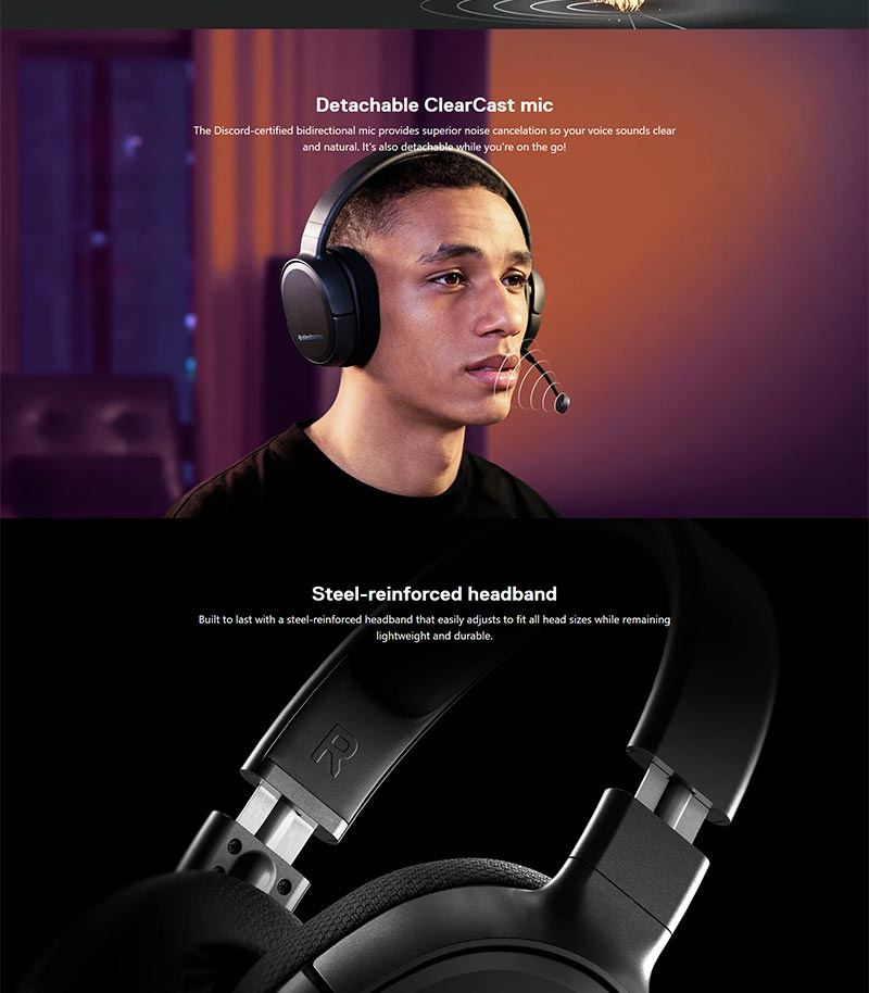 SteelSeries หูฟังเกมไร้สาย Arctis 1