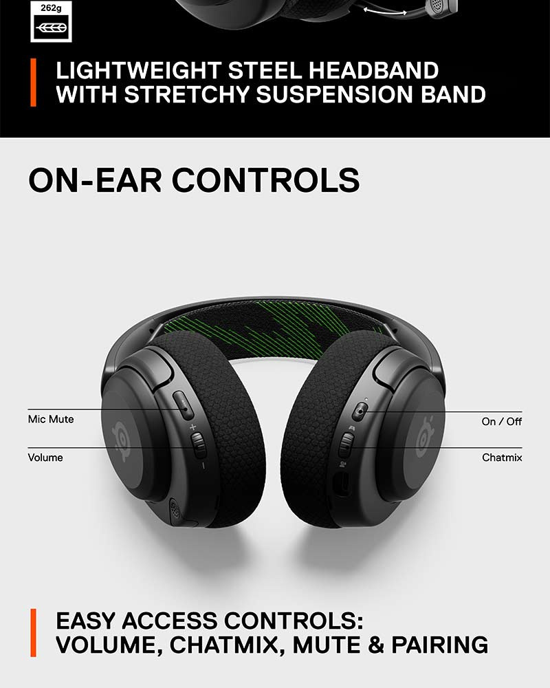 SteelSeries หูฟังเกมไร้สาย Nova 4X