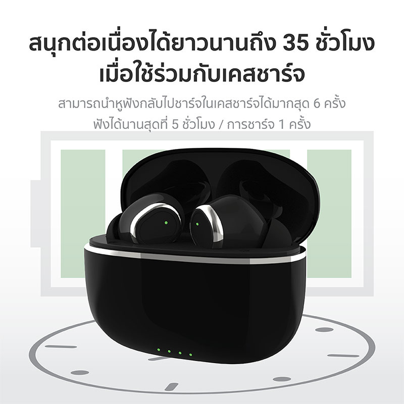 iSuper หูฟังบลูทูธแบบ True Wireless รุ่น Evo Buds Life