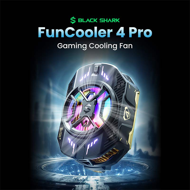 Black Shark Fan Cooling Pad Fun Cooler 4 Pro