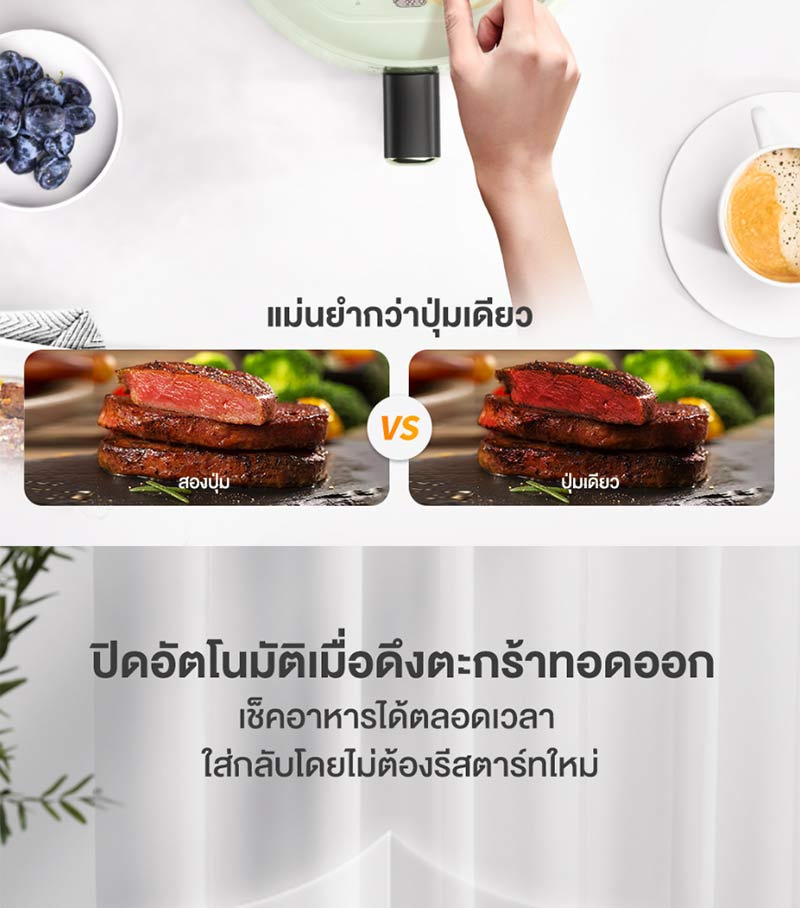 Simplus หม้อทอดไร้น้ำมัน 4 ลิตร รุ่น KQZG007