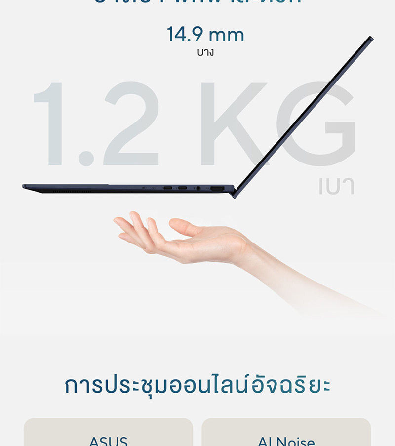 Asus โน๊ตบุ๊ค Zenbook 14 OLED UX3405MA-PP735WF