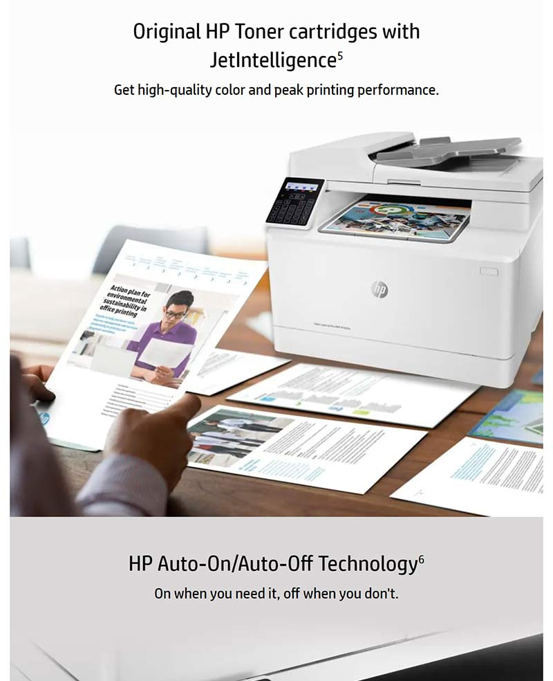 HP เครื่องพิมพ์ Color LaserJet Pro MFP M183fw