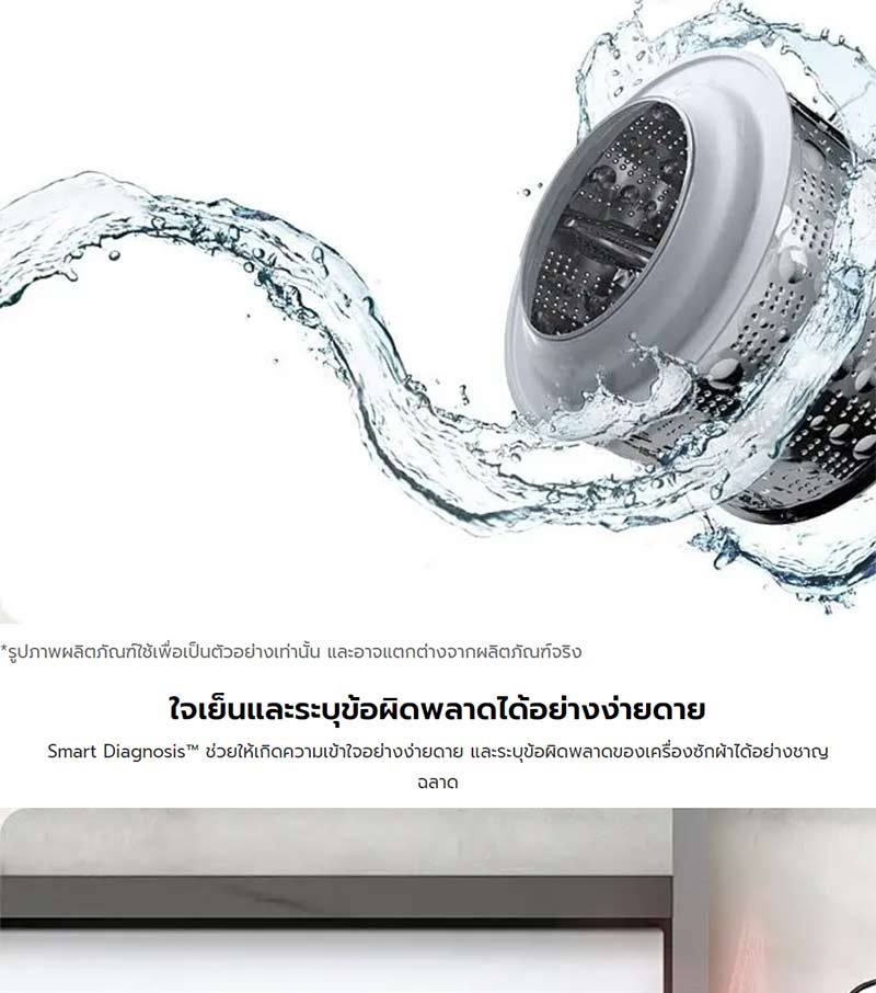 LG เครื่องซักผ้าฝาหน้า รุ่น FB1209S6W 9 กก. 1200RPM อินเวอร์เตอร์