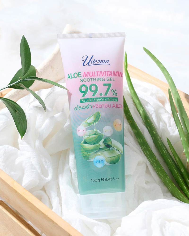 Uderma ซูตติ้งเจล Aloe Multivitamin Soothing Gel 250 กรัม