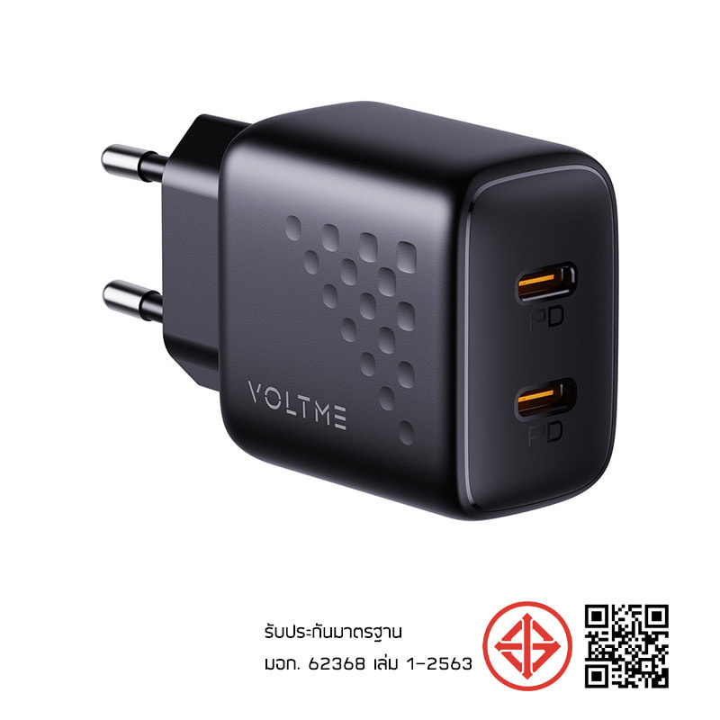 Voltme หัวชาร์จ รุ่น Revo 20 Duo Lite CC