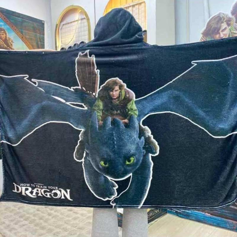 ผ้าห่มเขี้ยวกุด DRAGON สีด