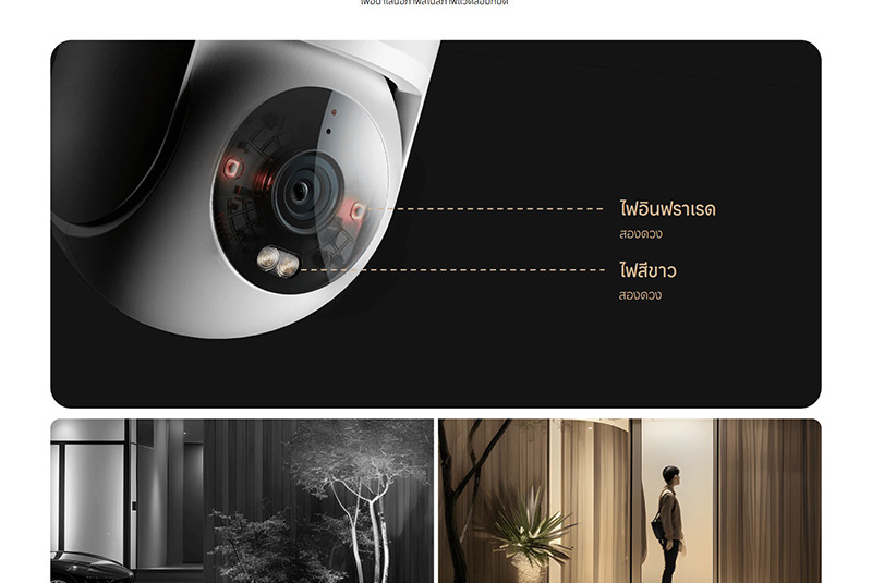 Xiaomi กล้องวงจรปิด IP Camera รุ่น CW300