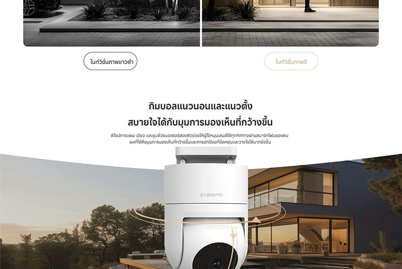 Xiaomi กล้องวงจรปิด IP Camera รุ่น CW300
