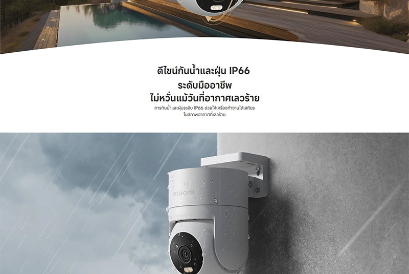 Xiaomi กล้องวงจรปิด IP Camera รุ่น CW300