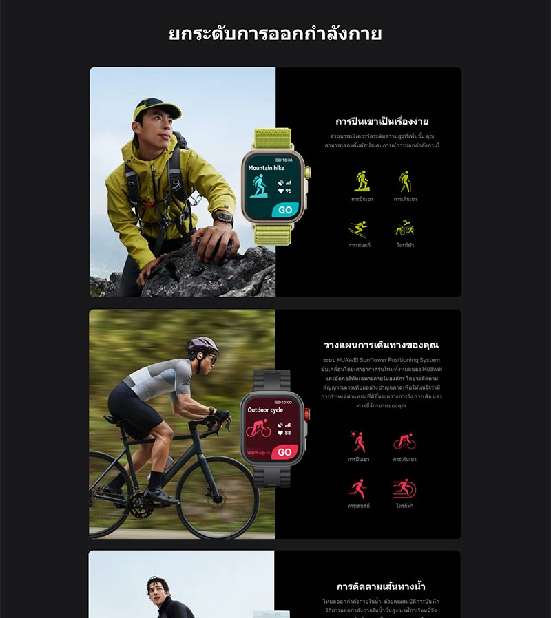 HUAWEI นาฬิกา Smart Watch Fit 4 Pro (Fluoroelastomer)