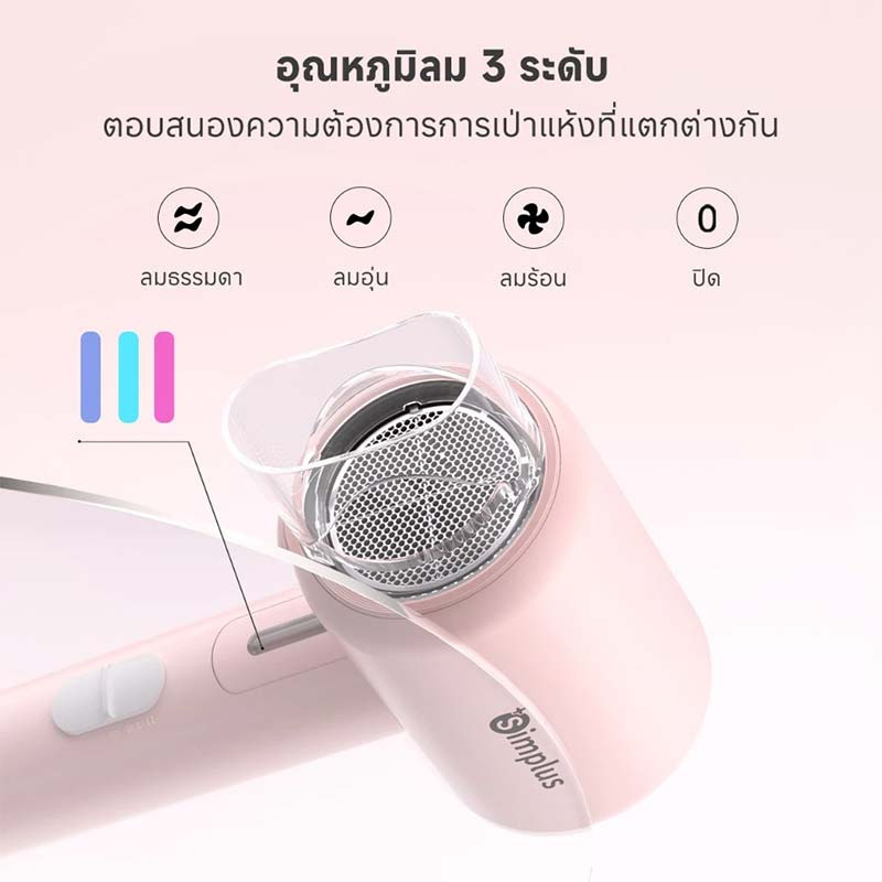 Simplus ไดร์เป่าผม 1250วัตต์ รุ่น CFJH008
