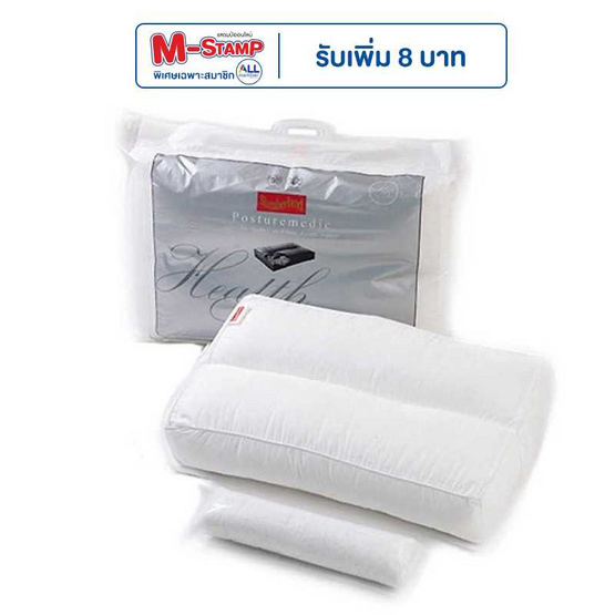 Slumberland Posturemedic Pillowหมอนหนุนเพื่อสุขภาพพร้อมไส้รีฟิล (106PMD)