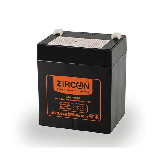 ZIRCON Battery 12V-5.4Ah