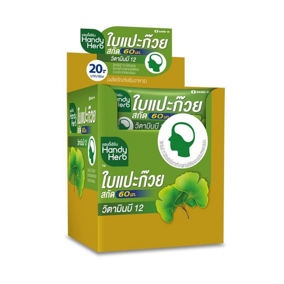 Handy Herb (แซนด์-เอ็ม แฮนดี้เฮิร์บ) ใบแปะก๊วยสกัด 110 มก. บรรจุ 24 แคปซูล
