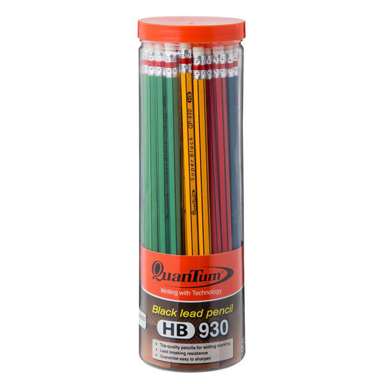 Quantum ดินสอดำ HB (แพ็ค50ด้าม) QP930 Quantum ดินสอดำ HB (แพ็ค50ด้าม) QP930