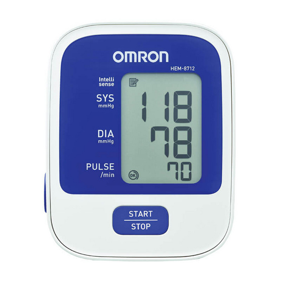 Omron เครื่องวัดความดันโลหิต รุ่น HEM-8712