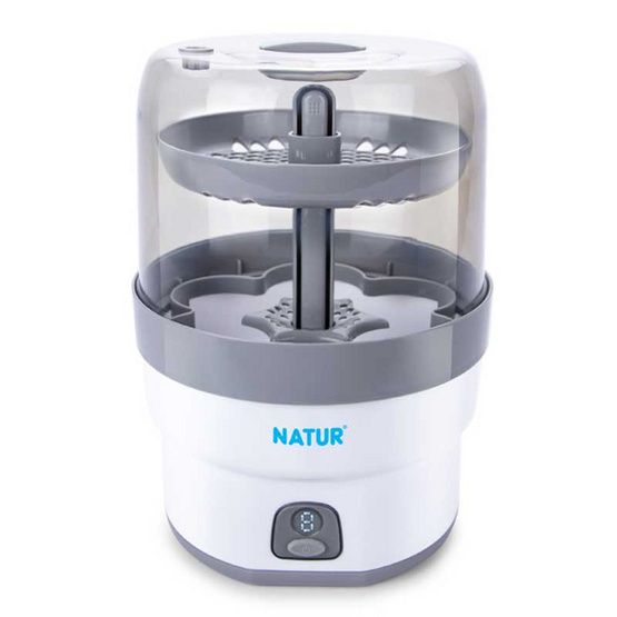 NATUR เครื่องนึ่งขวดนมไฟฟ้า รุ่น SZ-2 ฟรี ขวดนม 4 ใบ NATUR เครื่องนึ่งขวดนมไฟฟ้า รุ่น SZ-2 ฟรี ขวดนม 4 ใบ