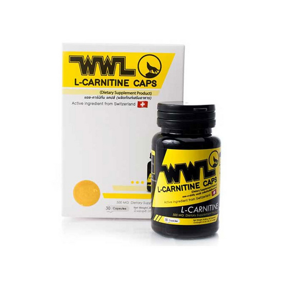 Wheywwl L-CARNITINE CAPS แอล-คาร์นิทีน แคปส์ 30แคปซูล แถมฟรี แก้วเชคและเวย์โปรตีนขนาดทดลอง