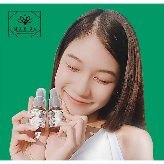 แม่จ๋า (MAE JA) เซรั่มหน้าขาว HERBS PERFECT SERUM 30 ml. (Pack2)