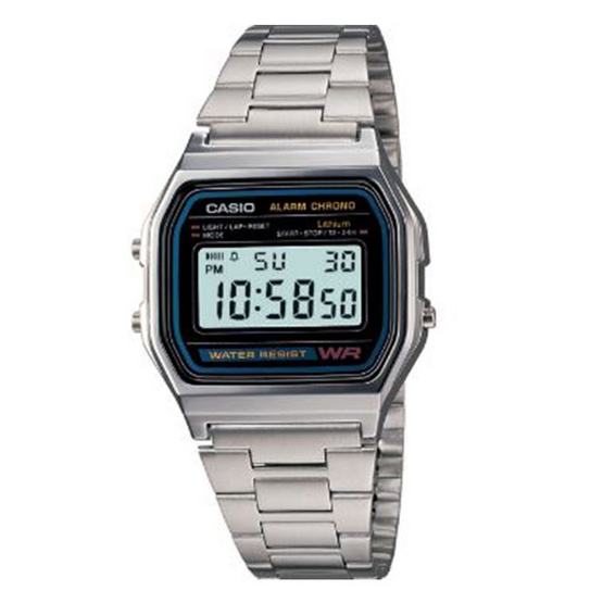 Casio เซต 2MQ24-1B3 A158WA-1DF