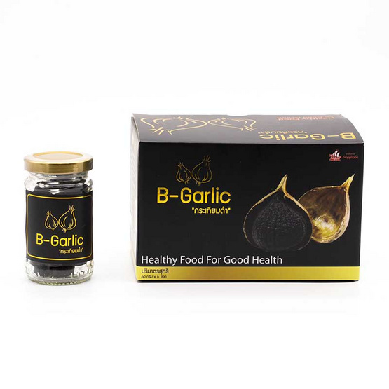 B-Garlic กระเทียมดำ 60 กรัม (แพ็ก 6 ขวด)