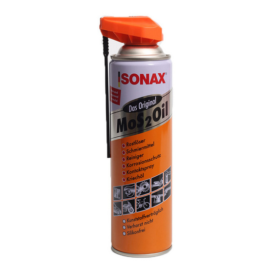 SONAX MoS2OiL น้ำมันอเนกประสงค์ Easy Spray หัวฉีดรอบทิศทาง 360 องศา