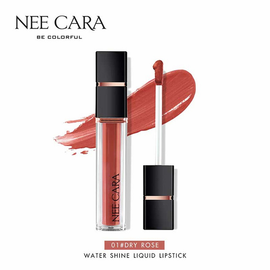 NEE CARA ลิปสติก WATER SHINE LIQUID LIPSTICK 6.5g