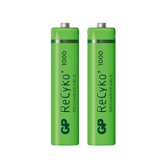 GP ถ่านชาร์จ รุ่น ReCyko+1000 Series 950mAh AAA 2 ก้อน