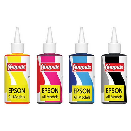 Compute หมึกเติม รุ่น Pack 4 colour For Epson