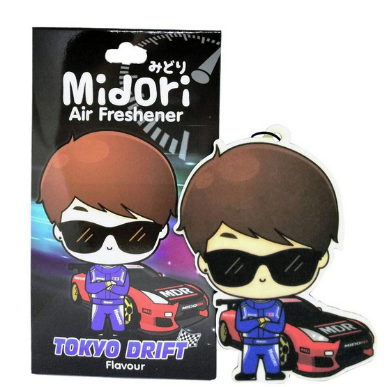 Midori Air Freshener แผ่นน้ำหอมปรับอากาศ กลิ่น Tokyo Drift