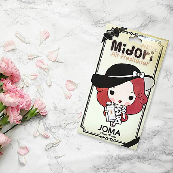 Midori Air Freshener แผ่นน้ำหอมปรับอากาศ กลิ่น Joma