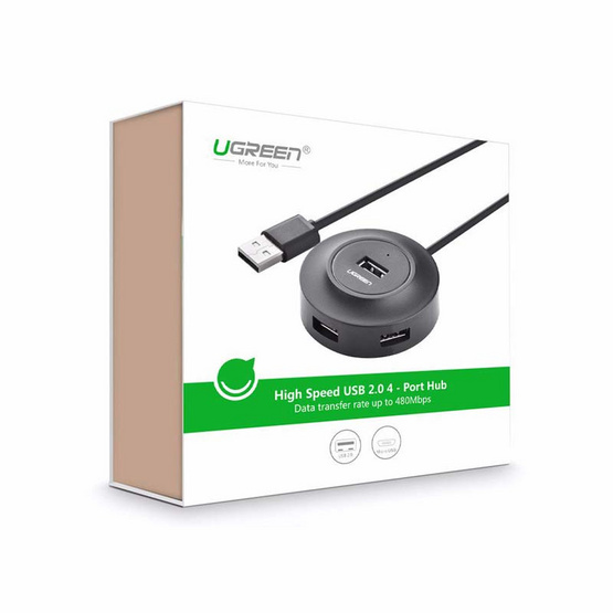 UGREEN รุ่น 20277 USB 2.0 4 พอร์ตสำหรับ PC แล็ปท็อป