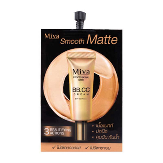 Miva Smooth Matte BB&CC Cream SPF 35 PA+++ 7 g x6