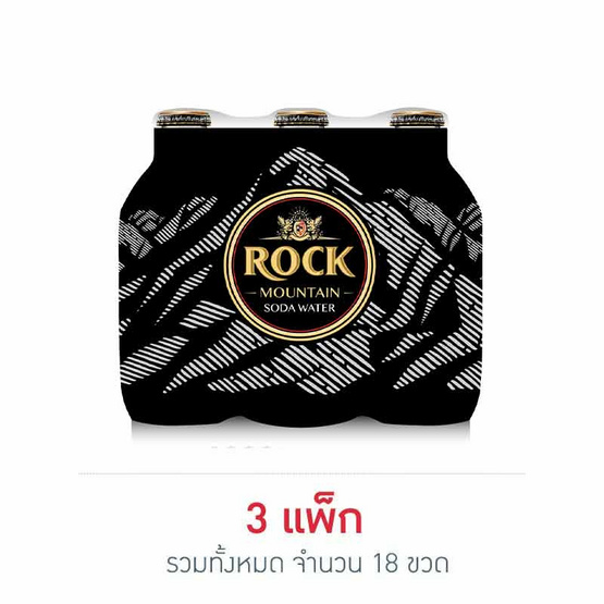 โซดาร็อค เมาท์เท็นขวด 325 มล. (แพ็ก 6 ขวด)