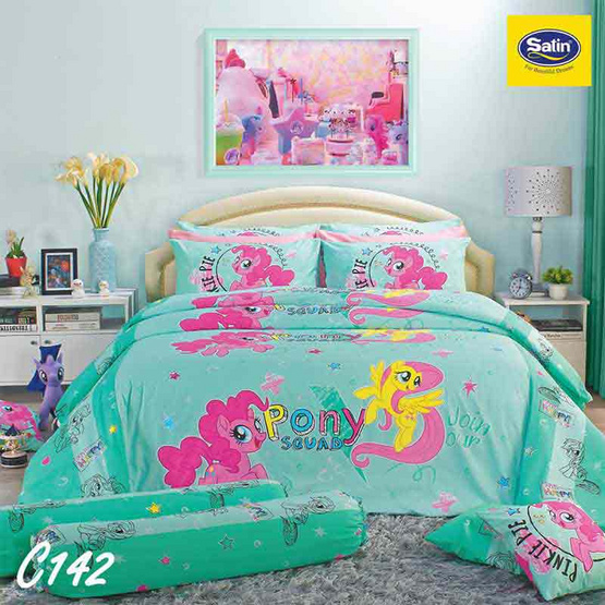 Satin Junior ผ้าปูที่นอน  ลาย C142